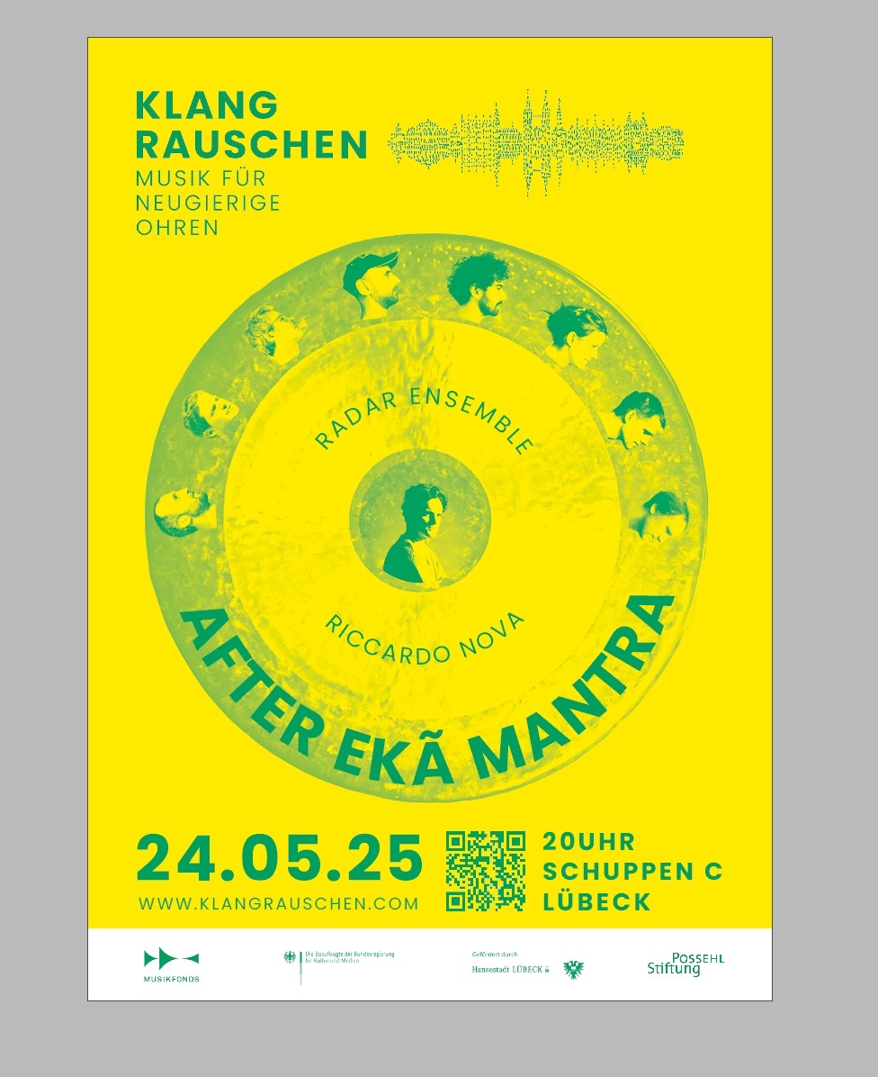 KLANGRAUSCHEN: Ensembles RADAR spielt After Ekã Mantra von Riccardo Nova
